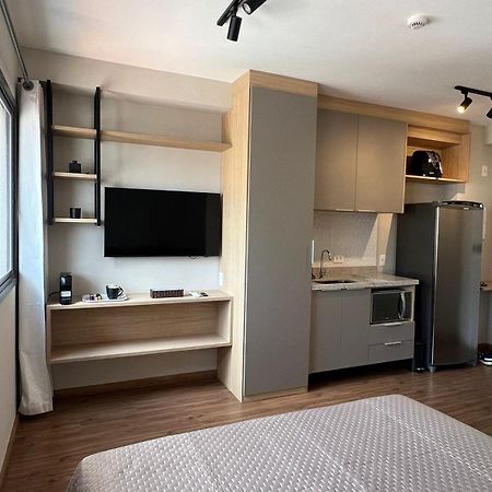 Lindo Studio Atmosfera 360 Novo Proximo Ao Metro E Consulado São Paulo Luaran gambar