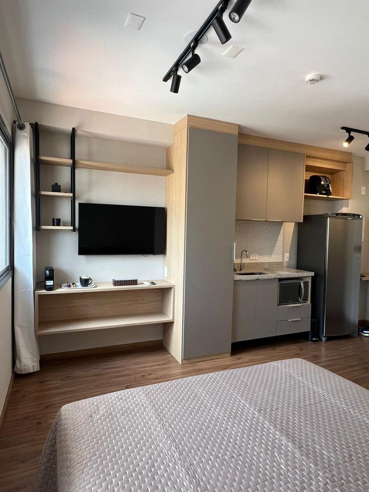 Lindo Studio Atmosfera 360 Novo Proximo Ao Metro E Consulado São Paulo Luaran gambar
